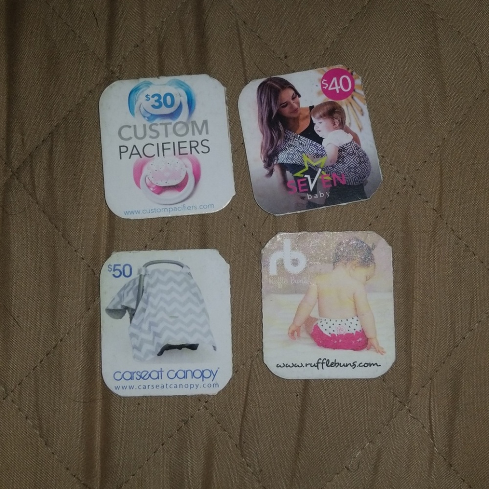 Gift cards for baby stuff